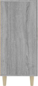 vidaXL Ντουλάπι Γκρι Sonoma 90 x 34 x 80 εκ. από Επεξεργασμένο Ξύλο