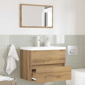 vidaXL Σετ Επίπλων Μπάνιου Επιτοίχιο 2 pcs Artisan Oak 57 x 37 x 45 εκ