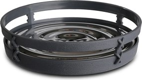 Stewehome Σετ μπάνιου 5 τεμαχίων από πλαστικό Γκρι 8x20 cm