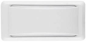 Adeleq Led Απλίκα Pc Ορθογώνια Up-Down 13W 4000K Ip65 Λευκή 21-001310