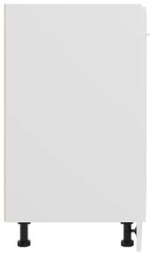 Ντουλάπι Δαπέδου Λευκό 60x46x81,5 εκ. Επεξ. Ξύλο - Λευκό
