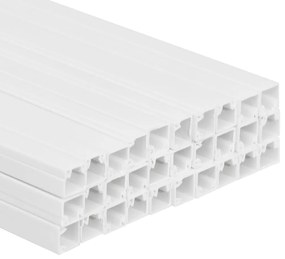vidaXL Κανάλι Καλωδίων 10 x 10 χιλ. 30 μ. από PVC
