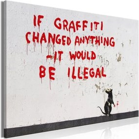 Πίνακας - Quotes Graffiti (1 Part) Wide - 120x80
