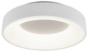 Φωτιστικό Οροφής - Πλαφονιέρα Girona 671210131 27W Led Φ45cm 11cm White Mat Trio Lighting Metal