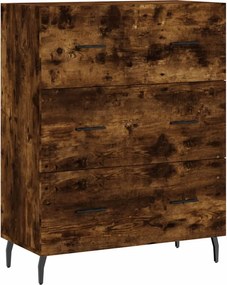 vidaXL Ντουλάπι Καπνιστή Δρυς 69,5x34x180 εκ. από Επεξεργασμένο Ξύλο