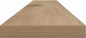 vidaXL Ράφι Βιβλίων 4 pcs Καφέ 100 x 10 x 1,5 cm Επεξεργασμένο ξύλο