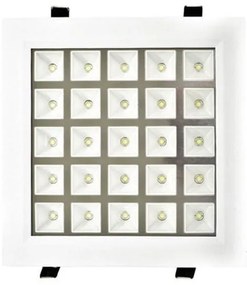 LED φωτιστικό οροφής λευκό φως 25W 220V - LED PANEL LIGHT SQUARE WHITE