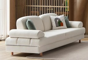 3-Seat Sofa-Bed Aries - White White