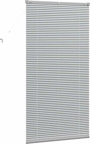 vidaXL Βενετσιάνικες Ρόδες Ασημί 175 x 90 εκ Αλουμίνιο