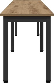 vidaXL παγκάκι Artisan Δρυς 200 x 35 x 45 εκ Επεξεργασμένο Ξύλο