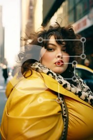 Intra Συλλεκτικό Ξύλινο Παζλ Plywood  4mm - Γυναίκα που περπατά κάτω από την οδό Σε Ξύλινο Κουτί - Διαστάσεις Puzzle: 10x10 cm – 25 κομμάτια