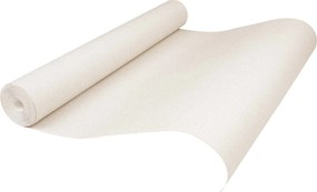 vidaXL 3D Στερεή Ταπετσαρία Ριγέ Κρεμ 10 x 0,53 μ Μη Υφασμένο Ύφασμα
