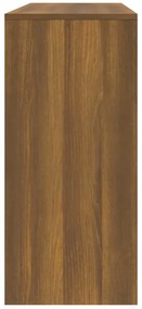 vidaXL Τραπέζι Κονσόλα Καφέ Δρυς 100x35x76,5 εκ. Επεξεργασμένο Ξύλο