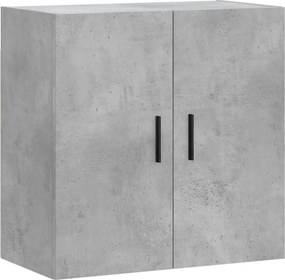 vidaXL Ντουλάπι Τοίχου Γκρι Σκυροδέματος 60x31x60 εκ. Επεξεργ. Ξύλο