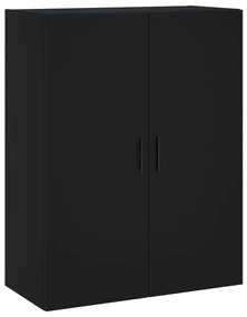 vidaXL Ντουλάπι Τοίχου Μαύρο 69,5 x 34 x 90 εκ.
