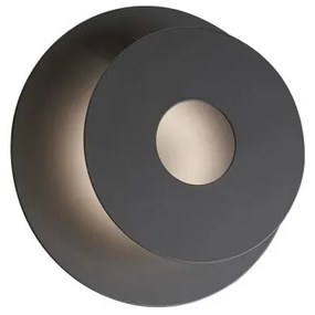 Απλίκα Φωτιστικό Τοίχου LED 7W Hennes 3000K Φ18 Fischer Honsel-30472-Μαύρο 30472