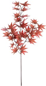 Τεχνητό Κλαδί Maple 20263 25x90cm Red GloboStar Πολυαιθυλένιο,Ύφασμα