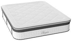 Στρώμα Utopia pakoworld pocket spring με ανώστρωμα 30-32cm 160x200εκ