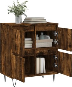 vidaXL Ντουλάπι Καπνιστή Δρυς 60x35x70 εκ. από Επεξεργασμένο Ξύλο