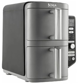 Air Fryer με Διπλό Αποσπώμενο Κάδο Ninja Double Stack XL, 9.5lt Γκρι