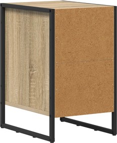 vidaXL Κομοδίνο Sonoma Δρυς 39.5 x 30 x 50 εκ Επεξεργασμένο Ξύλο