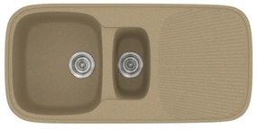 Sanitec Classic 301 Metallic Cream Νεροχύτης