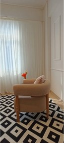 Stewehome Πολυθρόνα με πόδια από ξύλο 60x55x55 cm
