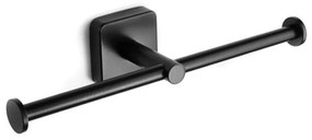Χαρτοθήκη Διπλή Quattro 4422 55 24x5,5x7,5cm Black Karag Stainless Steel