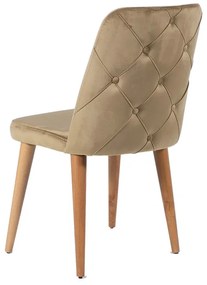 Καρέκλα LOTUS ξύλο ανοιχτό καφέ /ύφασμα ATLAS LİMA 07 - Ύφασμα - 783-1109-LB