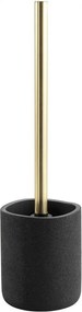 ΑΞΕΣΟΥΆΡ ΜΠΆΝΙΟΥ TOILET BRUSH PLAIN POLYRESIN AQUAMARBRE NOIR/OR DO