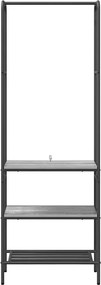 vidaXL Ράφι Ρούχων Γκρι sonoma 60 x 30 x 171 εκ Επεξεργασμένο ξύλο
