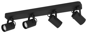 Φωτιστικό Σποτ Eglo 900333 SOREGO Μαύρο Ματ (Black Mat) 3000K