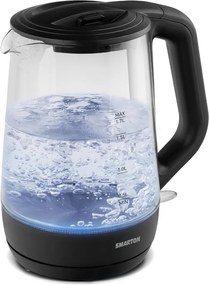 Βραστήρας με Γυάλινη Κανάτα 1,7lt 2200W  Smarton WK400