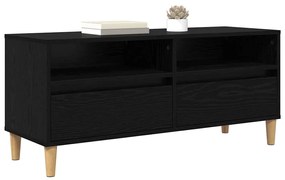vidaXL Ντουλάπι TV Μαύρη Οξυά 100 x 34,5 x 44,5 εκ. Επεξεργασμένο ξύλο