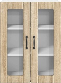 vidaXL Ραφιέρα τοίχου LUCCA Sonoma Δρυς 60 x 31 x 80 εκ.
