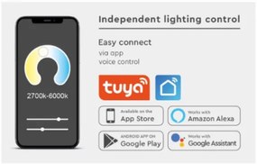 MFS30-05-01 MAGNETIC FLEX  Smart 48V Spotllight 12W 960Lm Dim 2700K-6000K  Beam Angle 36° Light