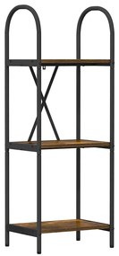 vidaXL Ράφι Βιβλίων Καπνιστή δρυς 40 x 30 x 109 εκ Επεξεργασμένο ξύλο
