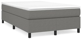 ΚΡΕΒΑΤΙ BOXSPRING ΜΕ ΣΤΡΩΜΑ ΣΚΟΥΡΟ ΓΚΡΙ 120X190 ΕΚ ΥΦΑΣΜΑΤΙΝΟ 3269684