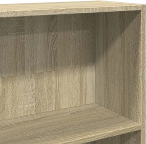 vidaXL Βιβλιοθήκη Sonoma Δρυς 80 x 24 x 176 εκ. από Τεχνητό Ξύλο