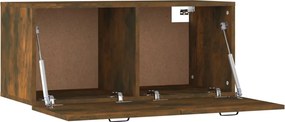vidaXL Ντουλάπι Τοίχου Καπνιστή Δρυς 80x36,5x35 εκ. Επεξεργασμένο Ξύλο