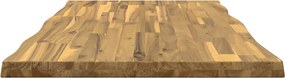 vidaXL Επιφάνεια Τραπεζιού Live Edge 120 x 60 x 3,2 cm Ορθογώνιος