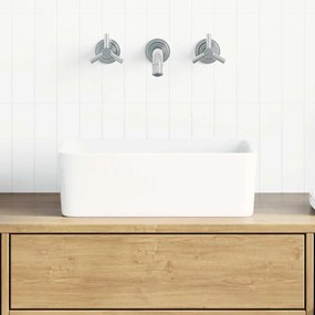 vidaXL Νιπτήρας Λευκός 40 x 30 x 13 εκ. Κεραμικός