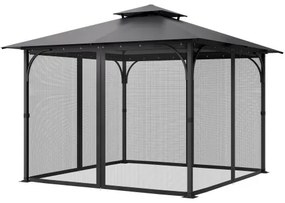 VEVOR Replacement Mesh Gazebo Netting Screen for 10x10x 6.5 ft Patio, Net Only