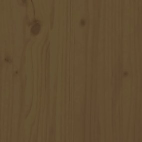 vidaXL Τραπεζάκι Σαλονιού Καφέ Μελί 80x55x40,5 εκ. Μασίφ Ξύλο Πεύκου