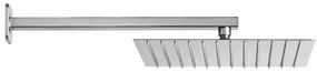 VEVOR Shower Faucet Set 12&quot; Square Rain Shower Head and Hand Set Brushed Nickel