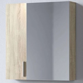 Καθρέπτης Μπάνιου Με Ντουλάπι Siena 3MSI065SN0W 60x14x65cm Sonoma Μελαμίνη