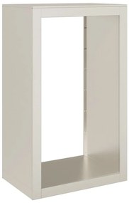 Ράφι για καυσόξυλα 60x40x100 cm Ατσάλι σκληρυθέν στον αέρα - Καφέ