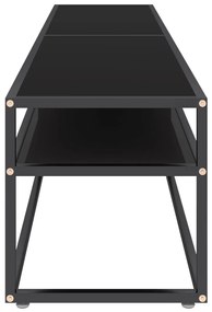 vidaXL Έπιπλο Τηλεόρασης Μαύρο 180 x 40 x 40,5 εκ. από Γυαλί Ασφαλ.