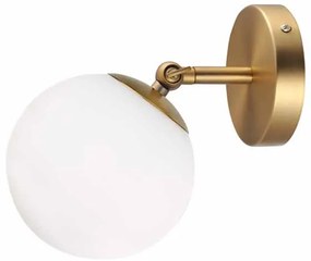 Απλίκα Τοίχου Aca Thetis V360501W Brass