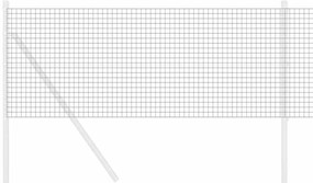 vidaXL Σιδερένιος Φράχτης 0.4x100 μ Γκρι